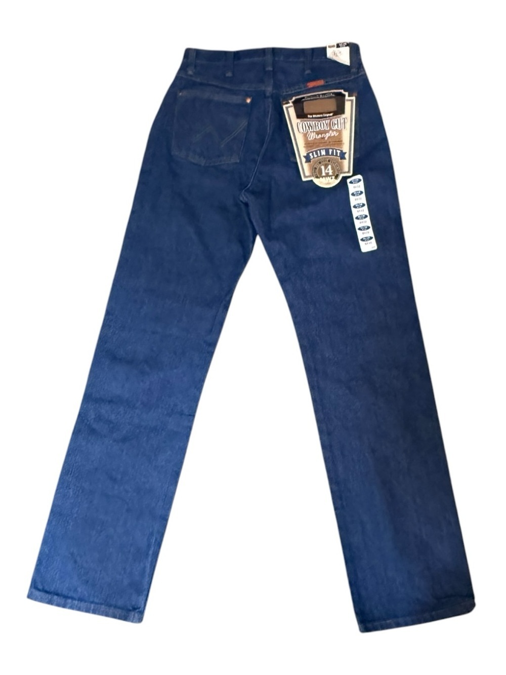 Wrangler Slim Fit Cowboy Cut Women's Jeans in Dark Blue Size 9 x 32 NWT